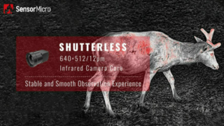 Shutterloses ungekühltes Wärmebildmodul 640×512/12μm für den Außenbereich