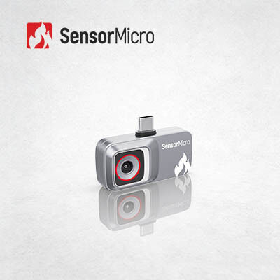 Erschwingliche Smartphone-Anbau-Wärmebildkamera mit 120×90 Auflösung und 12μm Pixelgröße im Wafer-Level-Package