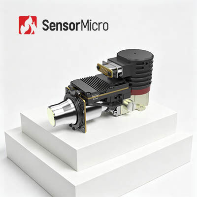 320x256 Auflösung 10,3-10,9 μm Spektralbereich 20mK NETD Gekühltes Wärmebildmodul zur Gasleckerkennung