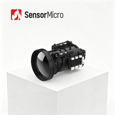 Nicht gekühltes Wärmemodul mit LWIR-Infrarotdetektor mit Auflösung 640x512 und 12 μm Pixel Pitch für hohe Empfindlichkeit