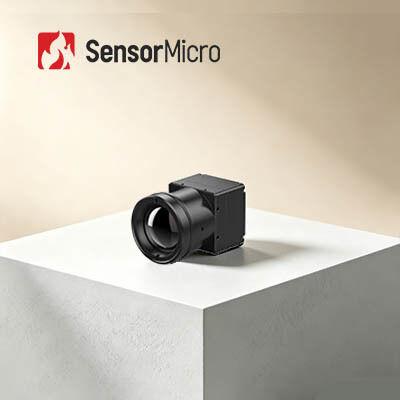 Leichtes 384x288 nicht gekühltes Wärmemodul mit 17 μm VOx Mikrobolometer und geringem Stromverbrauch von 0,65 Watt